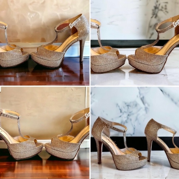 Gorgeous heels with Sparkling Mesh Texture. Stilettos Gorgeous Comfy Sexy Heels - Picture 17 of 17